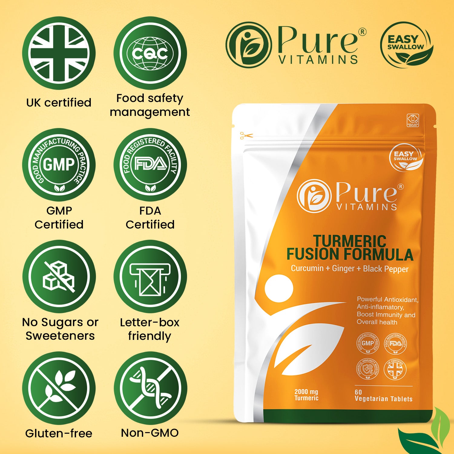 Turmeric Fusion Formula | Pure Vitamins