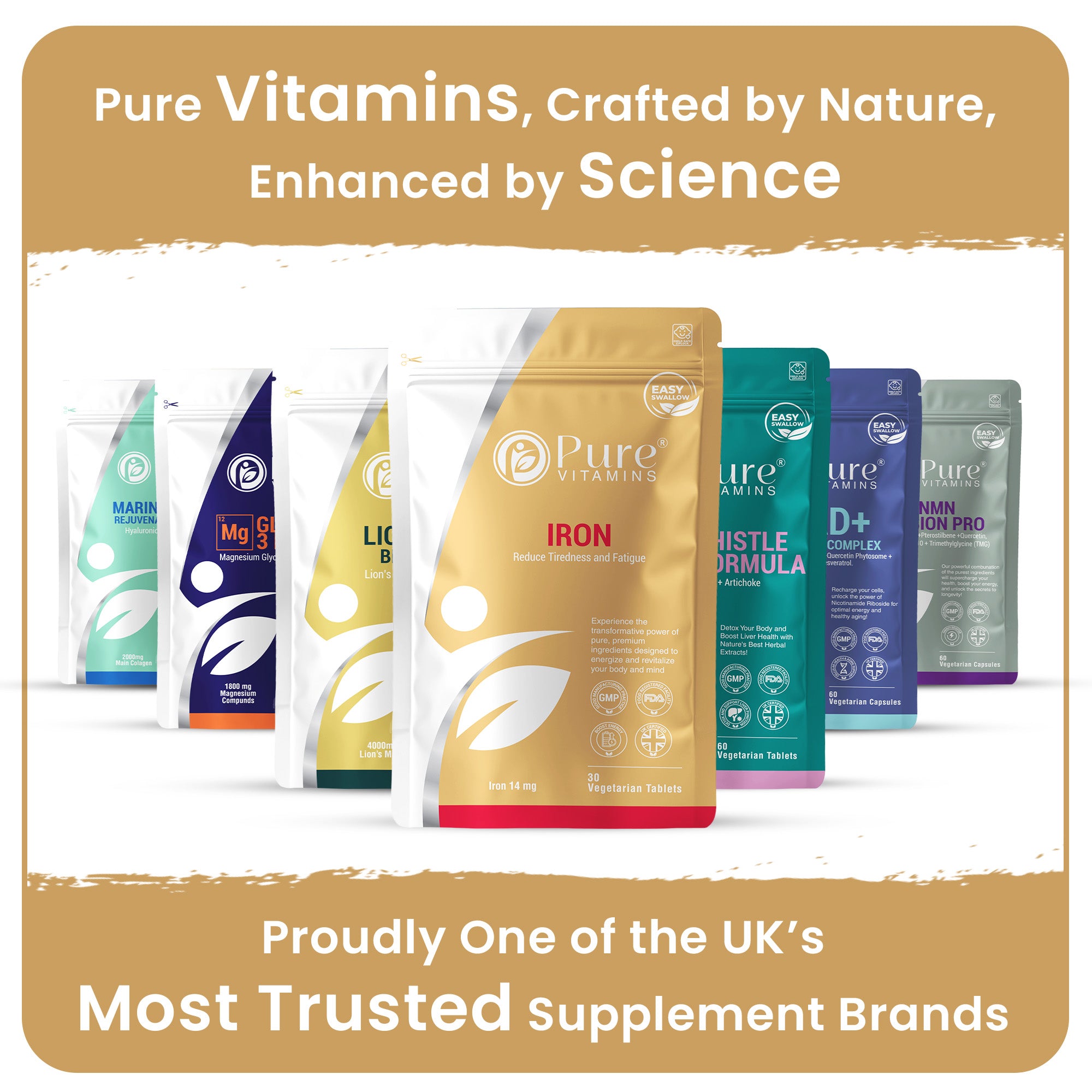 Iron Tablets | Pure Vitamins