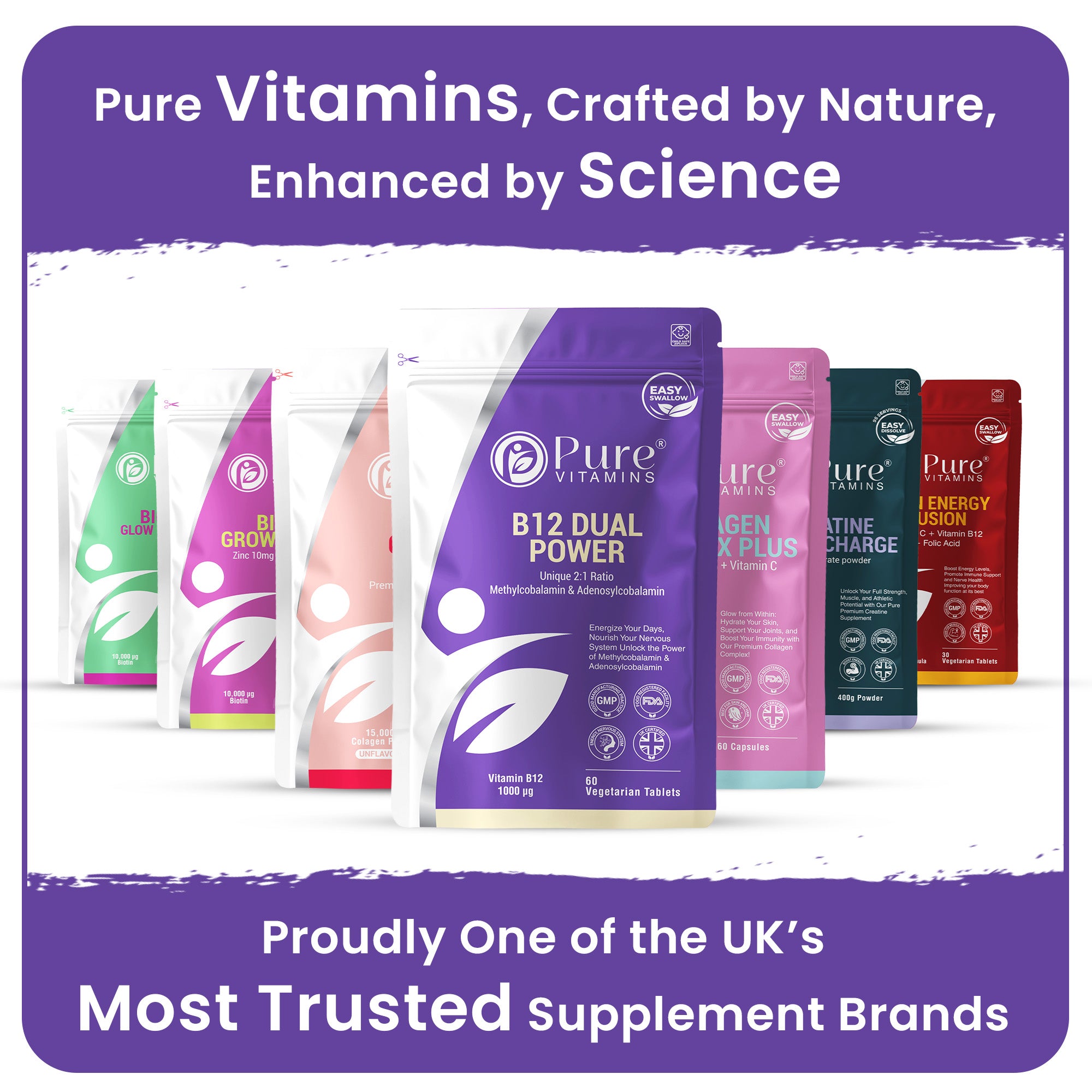 B12 Dual Powder | Pure Vitamins