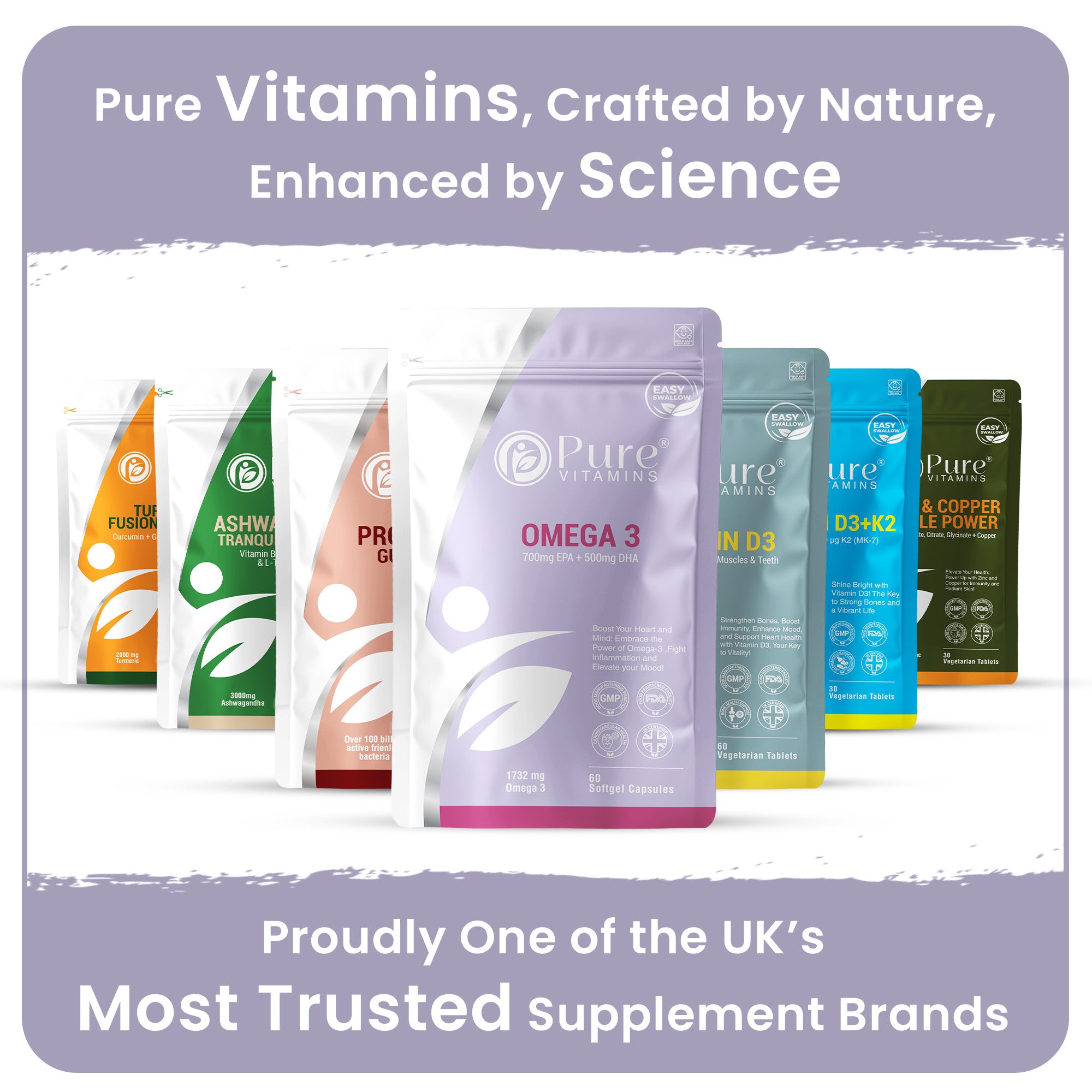 Pure Vitamins Omega-3 Fish Oil Supplement: Essential Fatty Acids for Daily Wellness