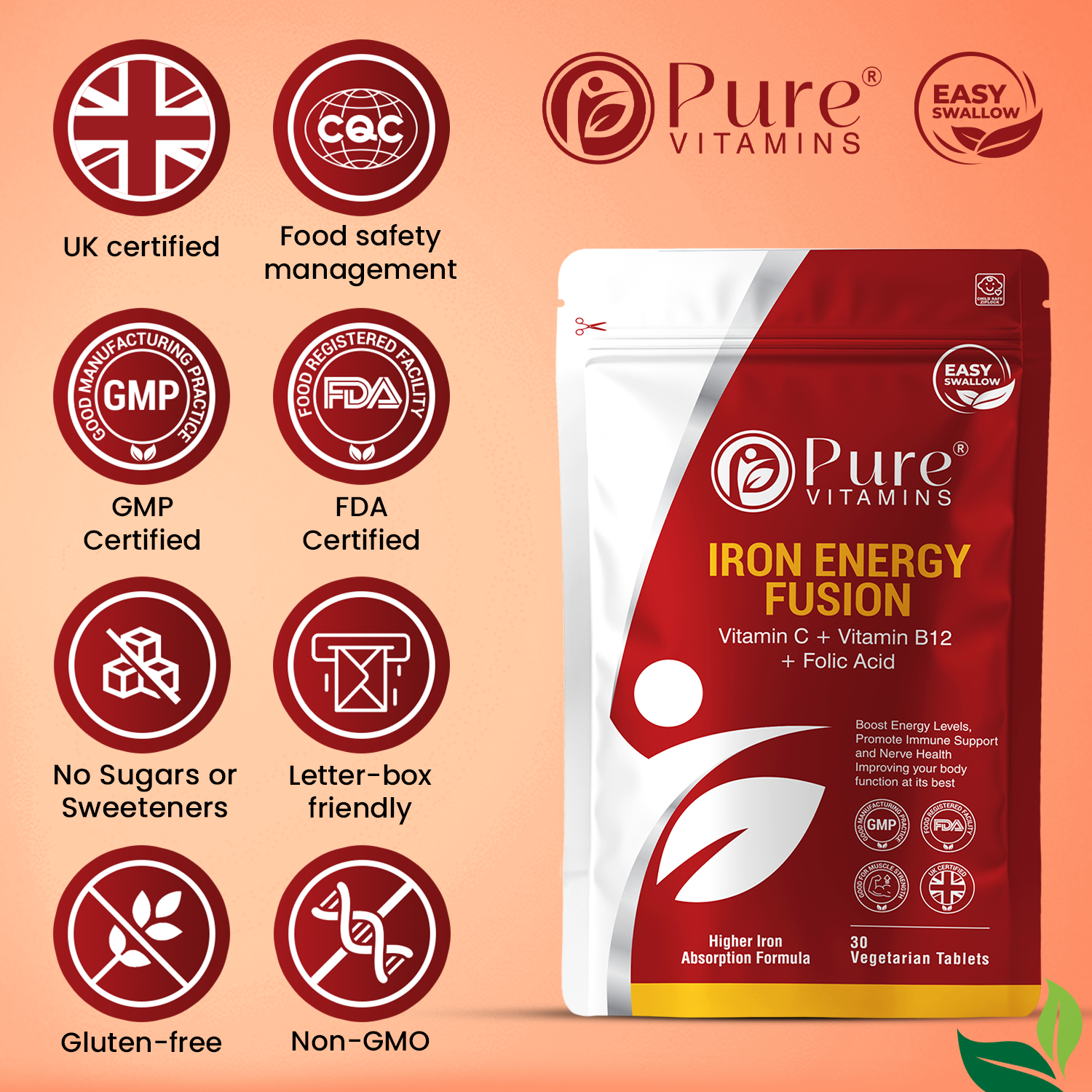 Iron Energy Fusion | Pure Vitamins