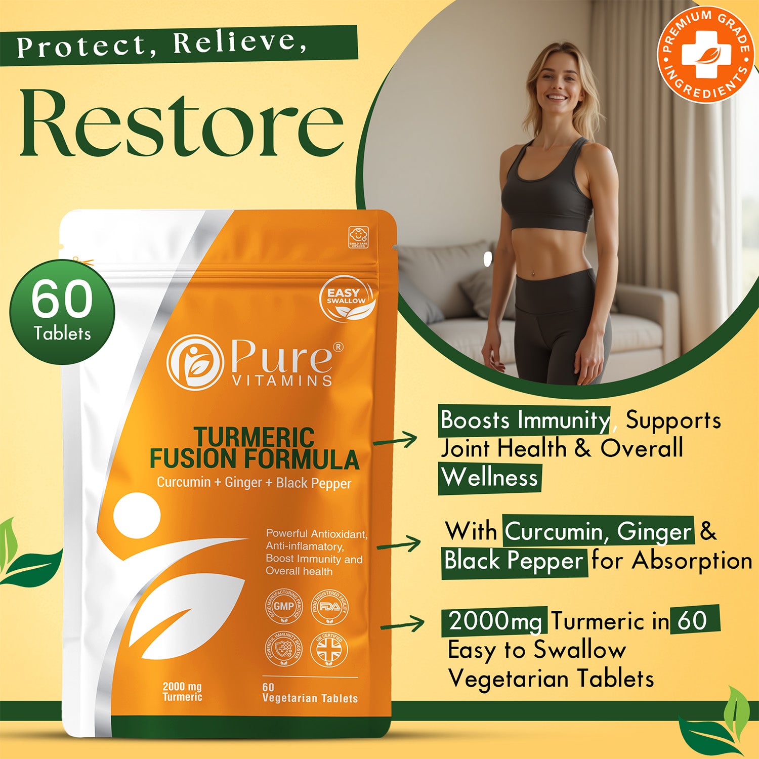Turmeric Fusion Formula | Pure Vitamins