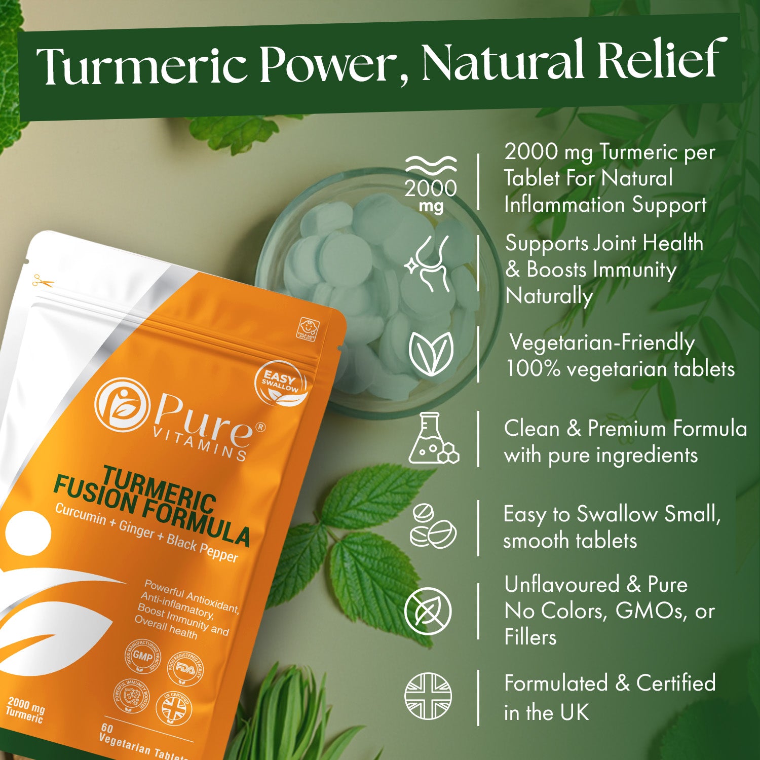 Turmeric Fusion Formula | Pure Vitamins