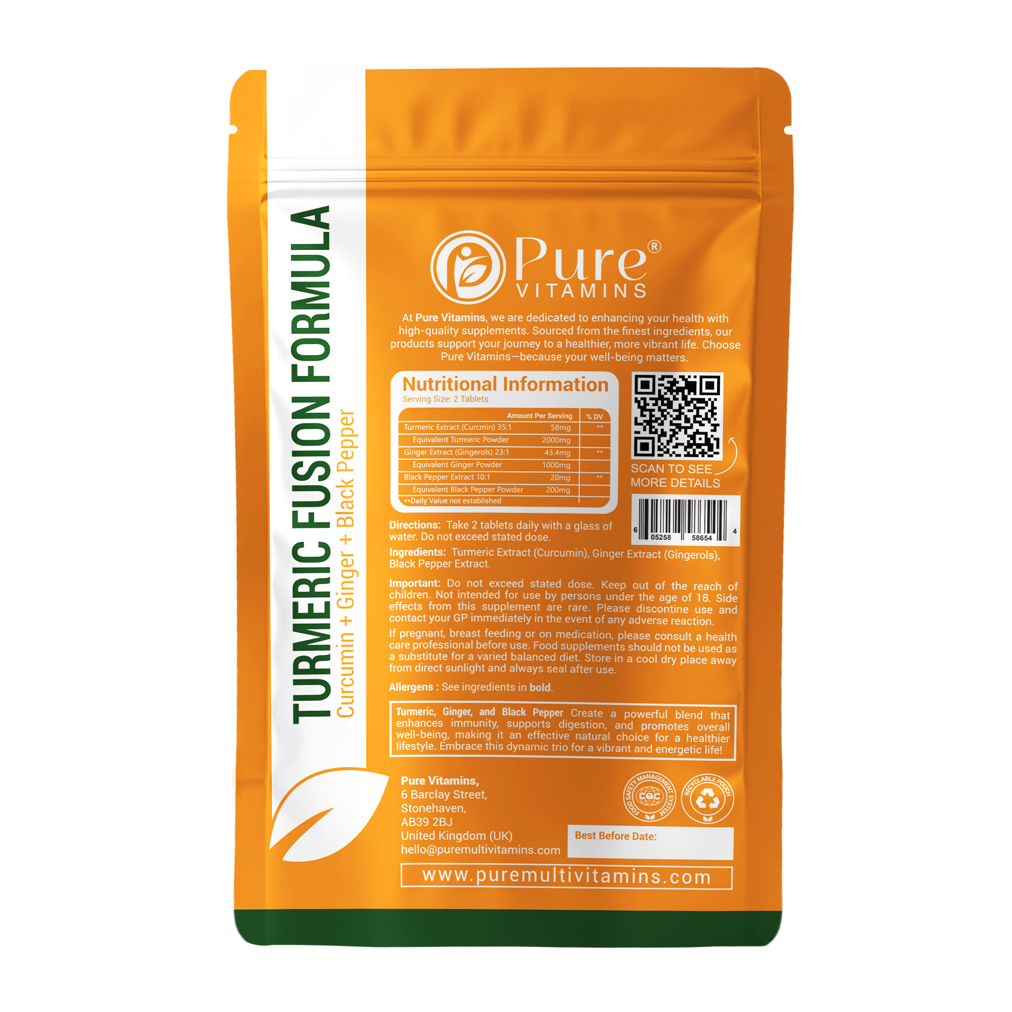 Turmeric Fusion Formula | Pure Vitamins