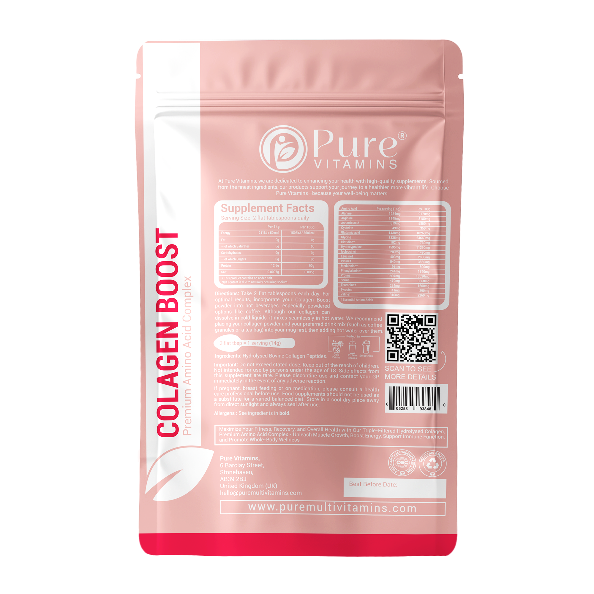 Revitalise Your Skin with Collagen Boost Powder | Pure Vitamins