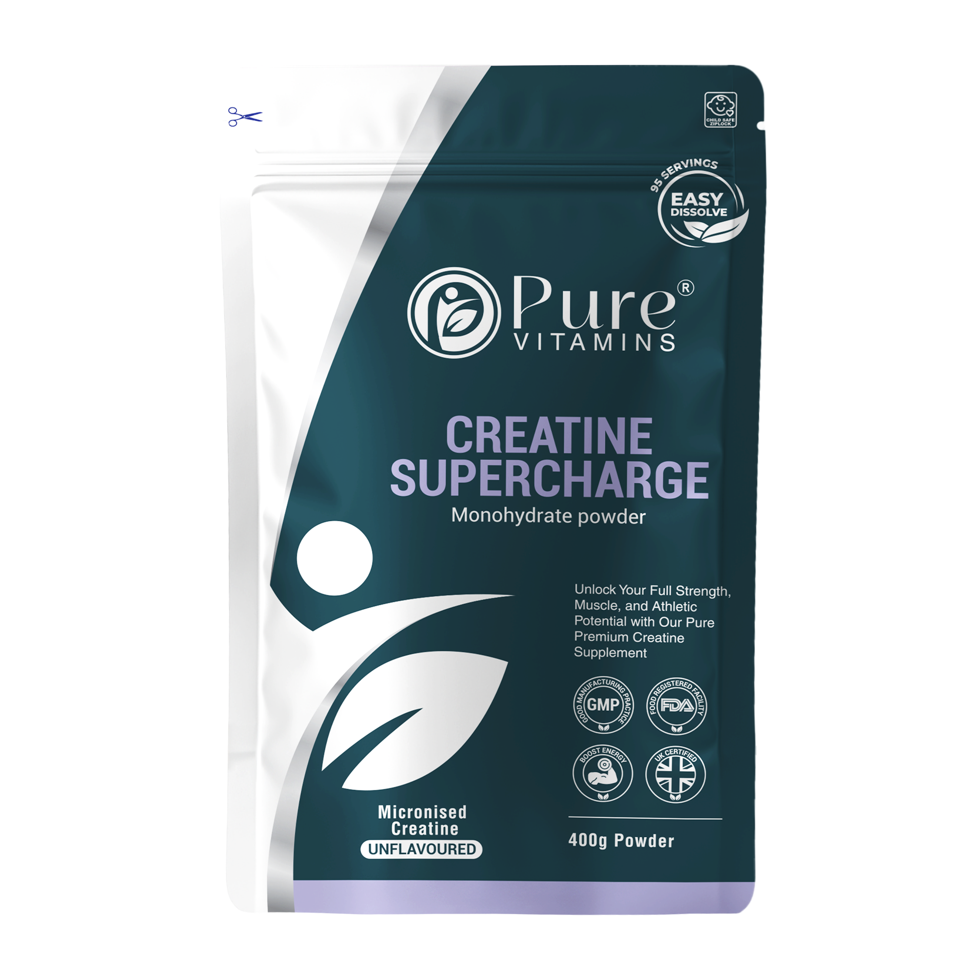 Power Up Your Workouts with Pure Creatine Supercharge Powder | Pure Vitamins