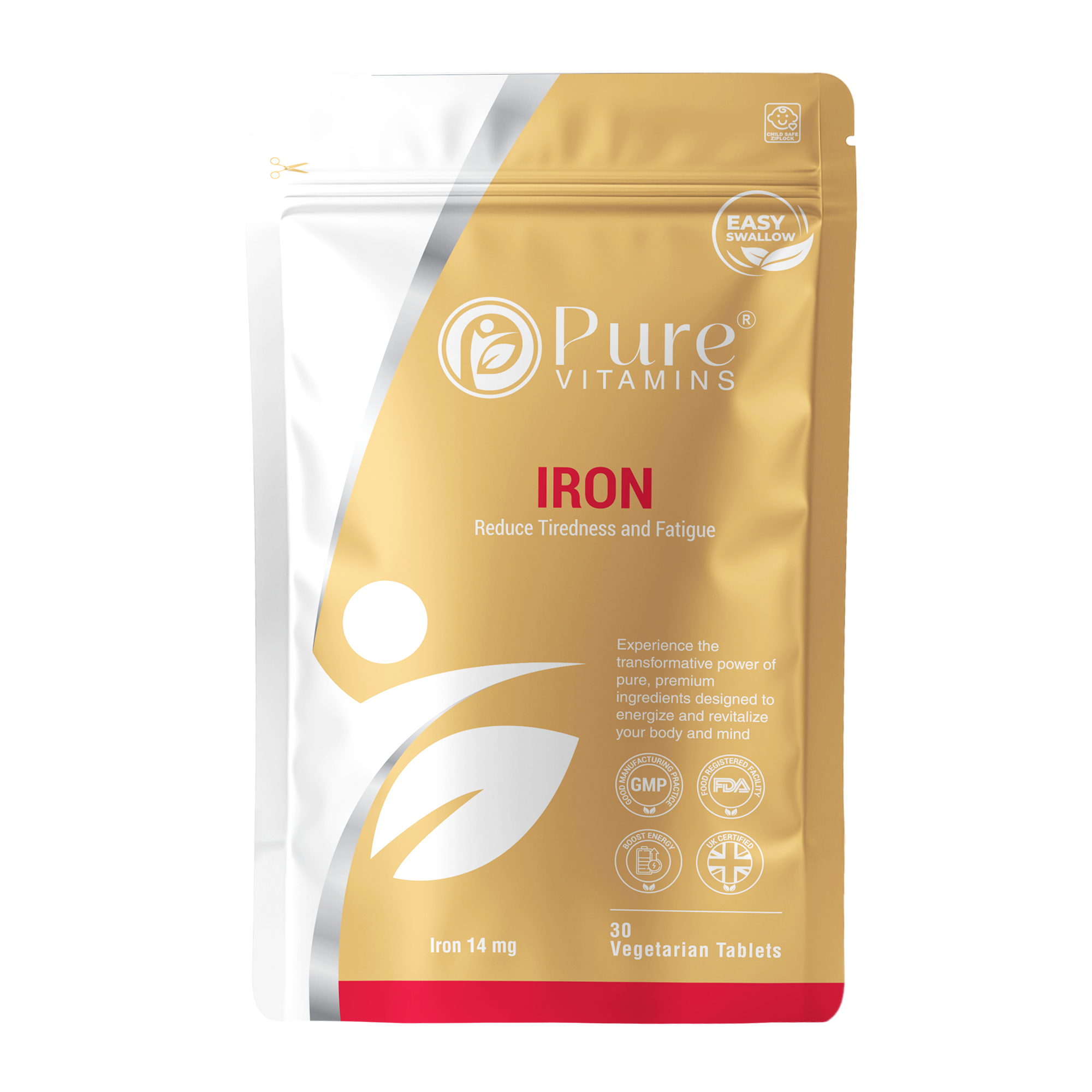 Iron Tablets | Pure Vitamins