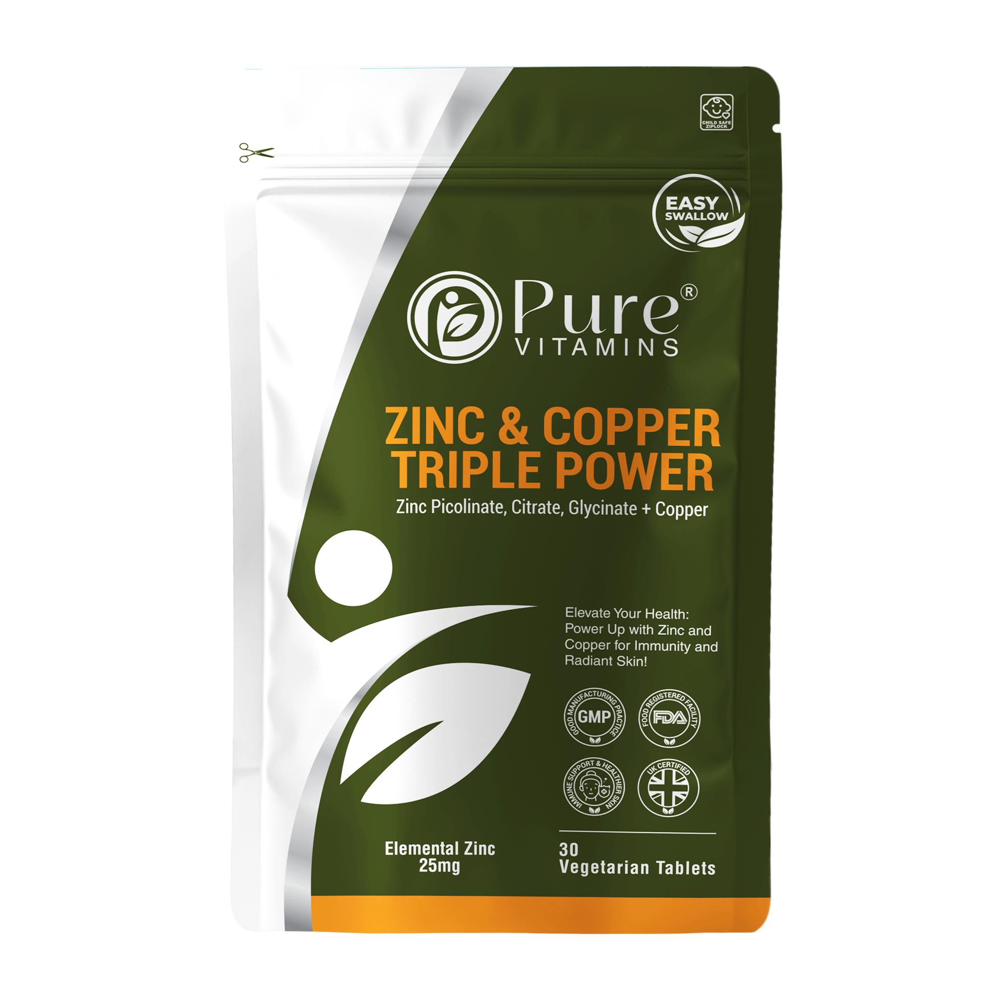 Zinc & Copper Triple Power | Pure Vitamins