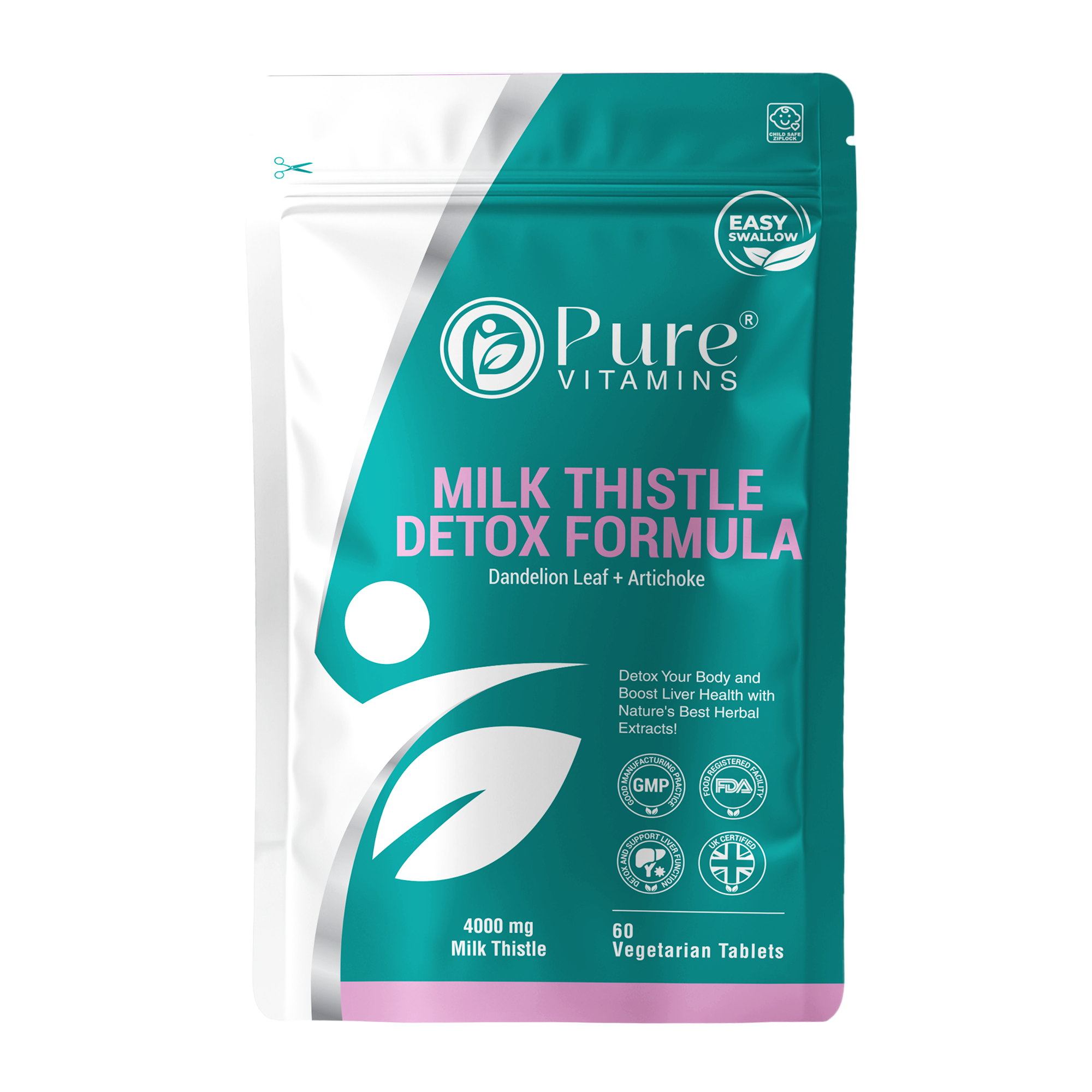 Milk Thistle Tablets | Pure Vitamins